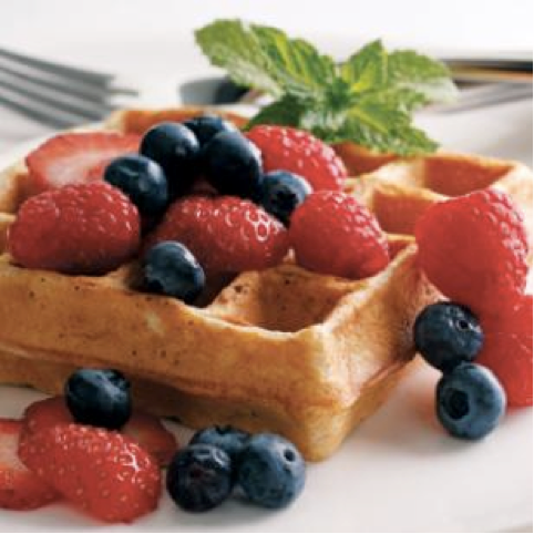Waffle Wednesday. A Waistline-Friendly Version of this Childhood Favorite