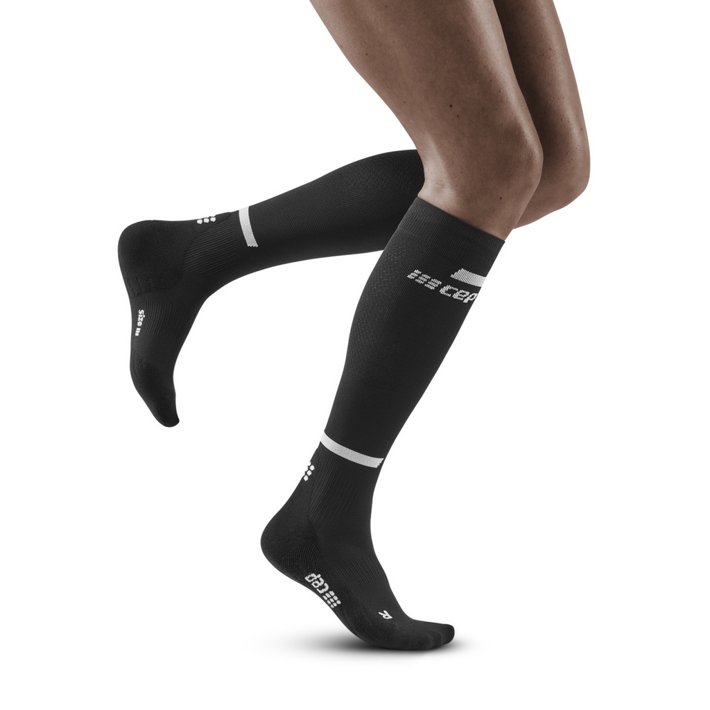 CEP Women's The Run Compression Tall Socks 4.0, Black