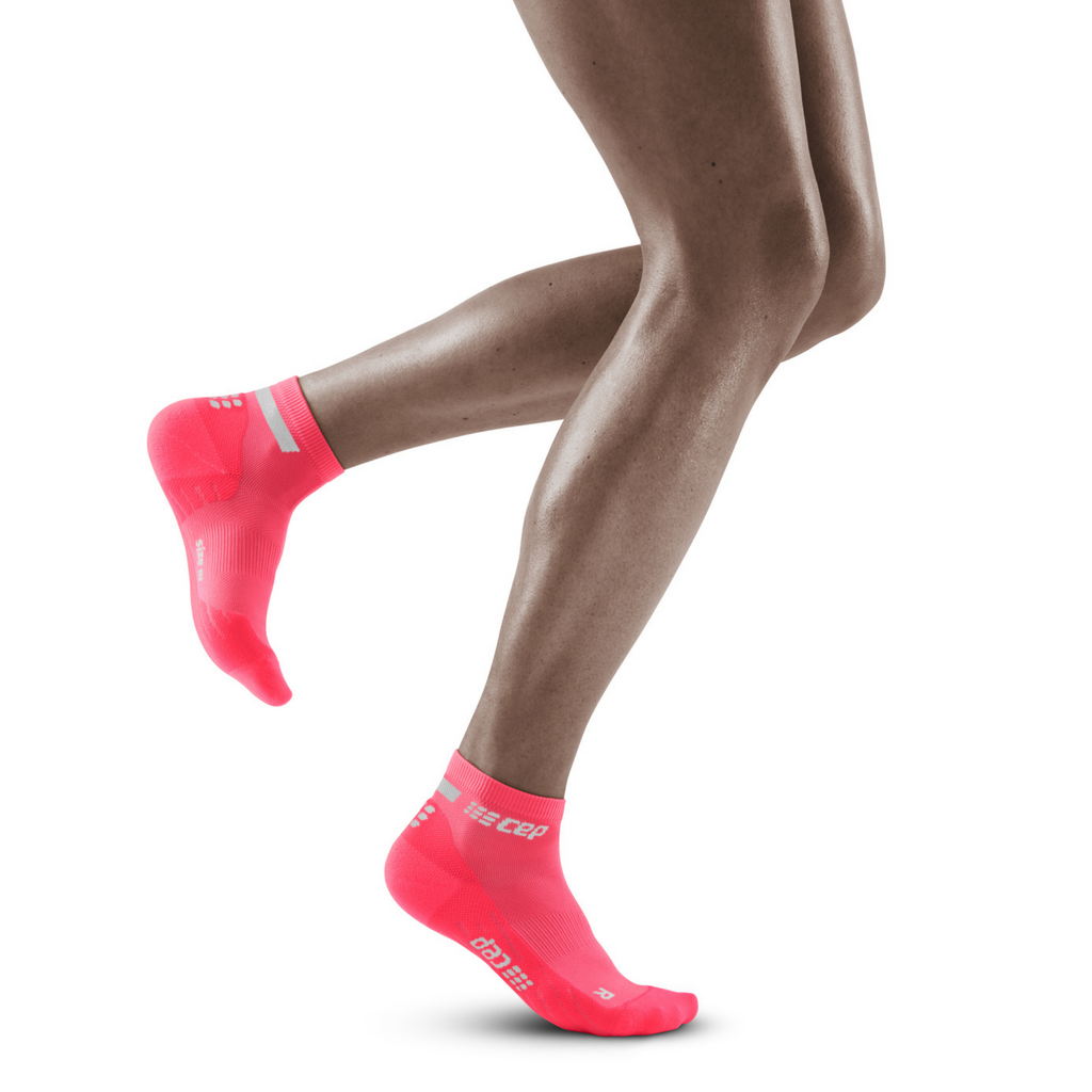 CEP Women's The Run Low Cut Socks 4.0, Pink
