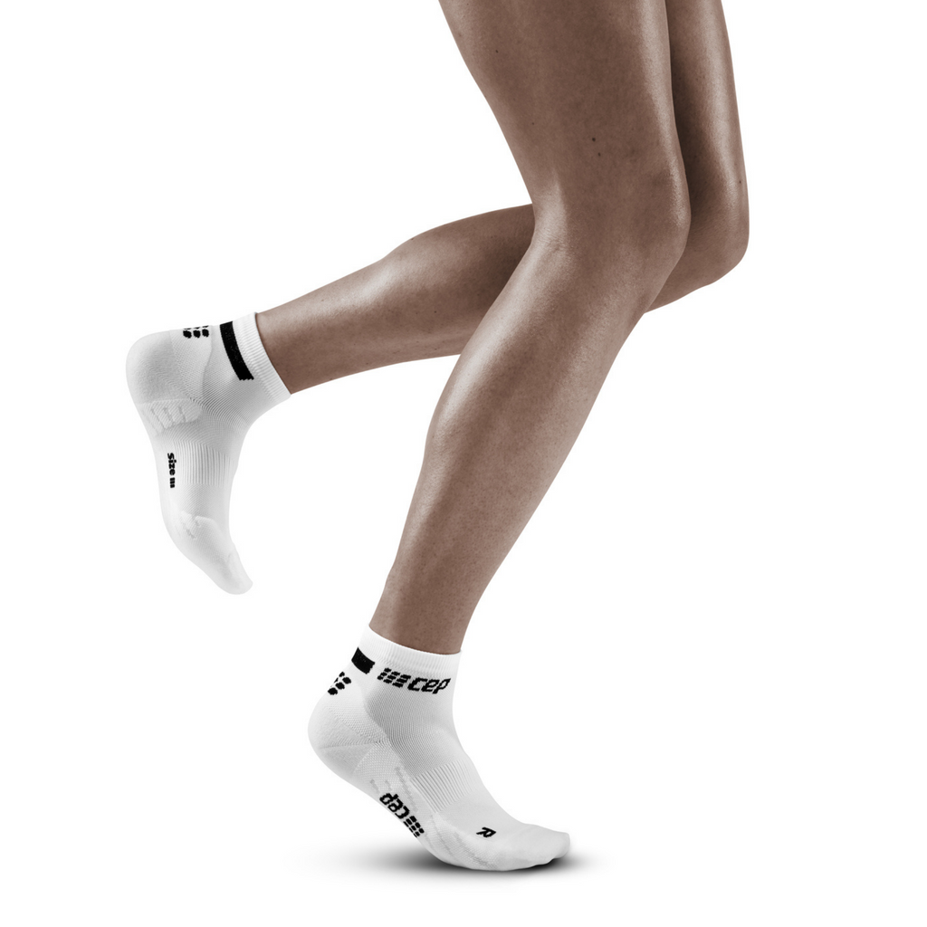 CEP Women's The Run Low Cut Socks 4.0, White