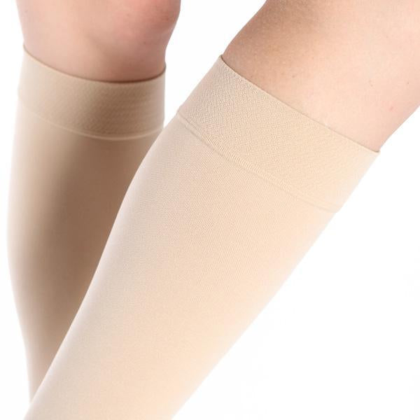 Mediven Comfort Extra Wide Calf Knee High, Open Toe, Natural, Detail