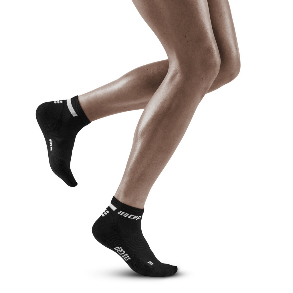 CEP Women's The Run Low Cut Socks 4.0, Black