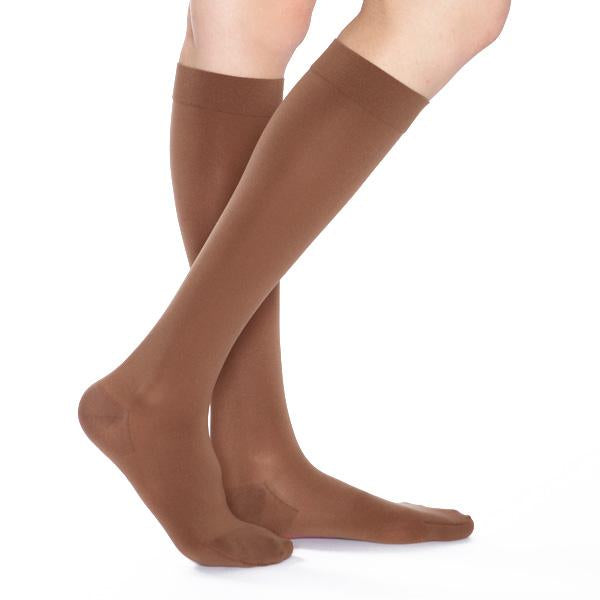 Mediven Comfort Extra Wide Calf Knee High, Ebony, Side View