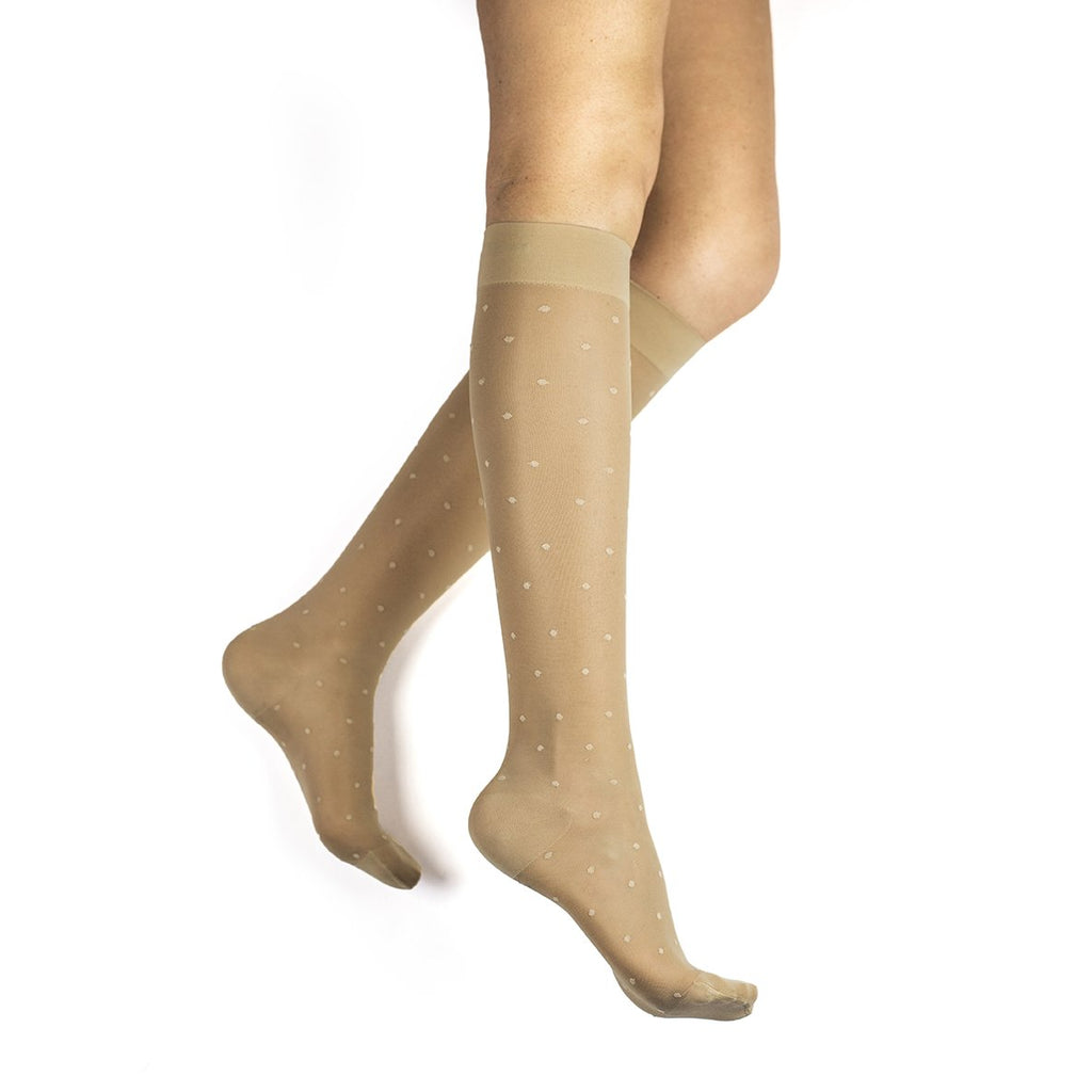  Opaque Compression Tights for Women 20-30mmHg - Graduated  Support Compression Stockings with Open Toe for Lymphedema, Diabetic,  Swelling, Arthritis - Beige, X-Large - A214BE4 : Health & Household